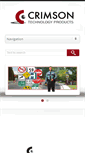 Mobile Screenshot of crimsontechnologyproducts.com